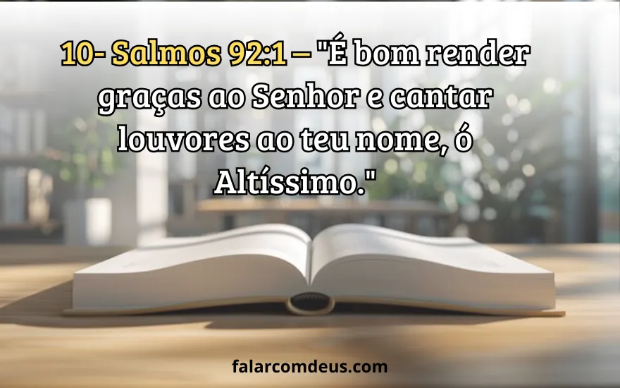 Salmos de Gratidão