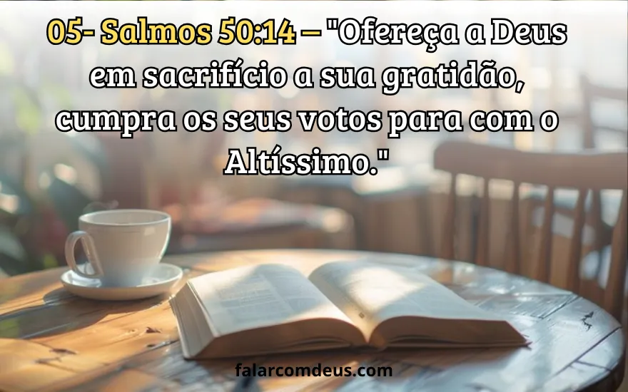 Salmos de agradecimento