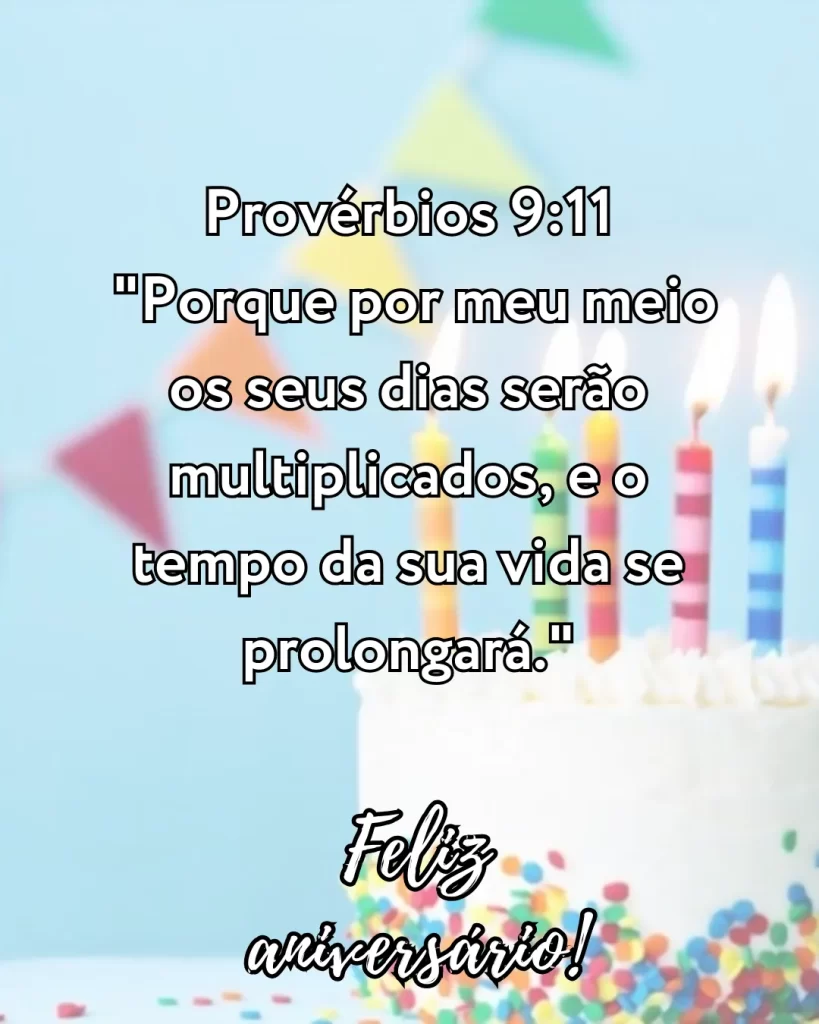 25 versículos de aniversário